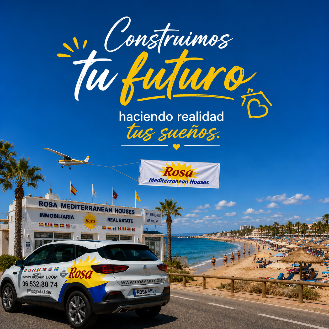 Rosa Mediterranean Houses en La Florida, Orihuela Costa