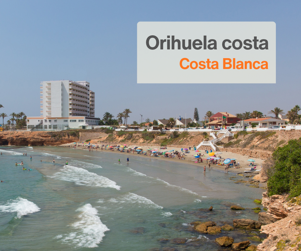 Orihuela Costa - zonas, playas y viviendas en venta