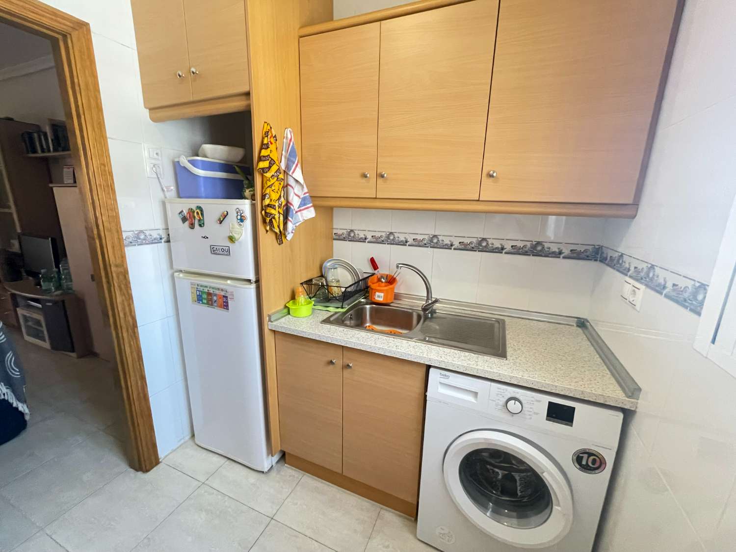 Apartmán se 2 ložnicemi se soláriem a společným bazénem