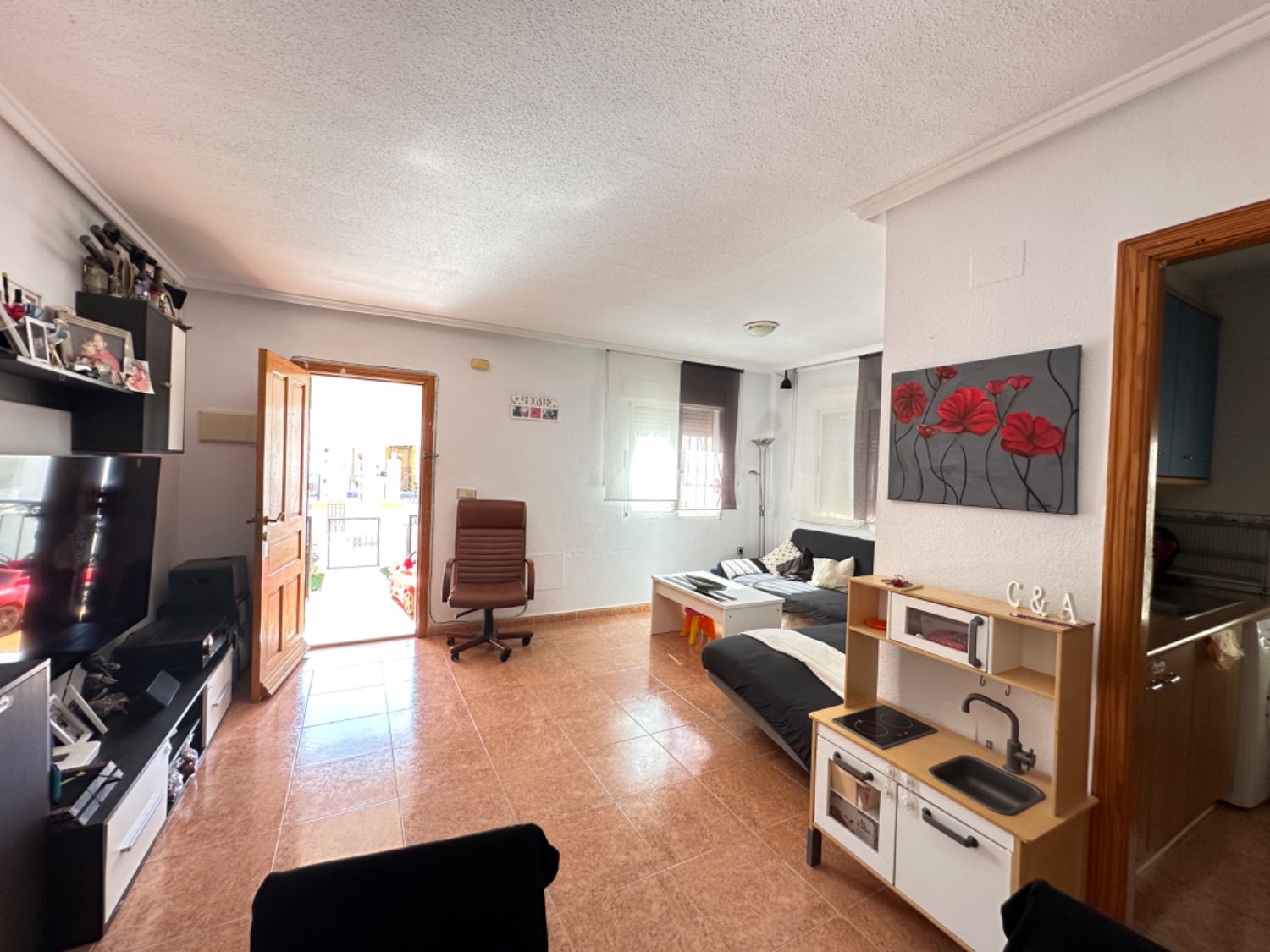 Maisonette mit 3 Schlafzimmern, 2 Bädern, in den Höhen von Orihuela Costa mit Gemeinschaftspool