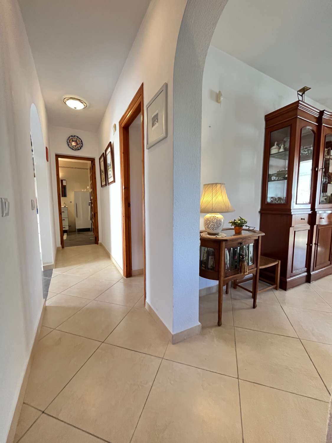 Detached villa distributed on one floor with 2 bedrooms and garage